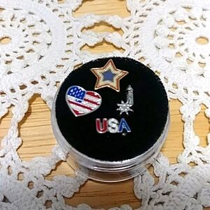 Floating Jewelry Charms, Patriotic Theme